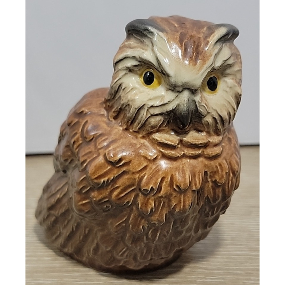Vintage Goebel Owl Figurine #38317-08 Fine Porcelain West Germany 3.5 Inch